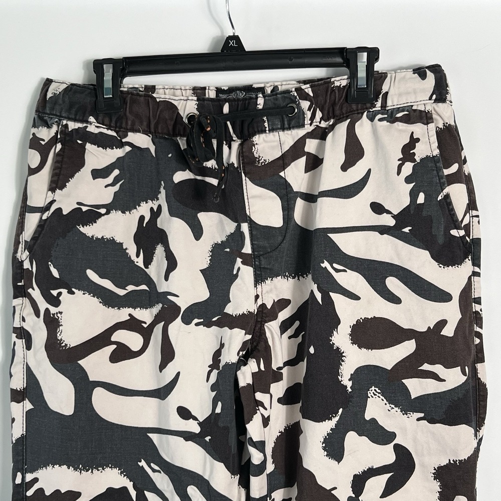 Matchstick Mens Size XXL Camo Jogger Twill Pants Elastic Waist 100% Cotton *READ